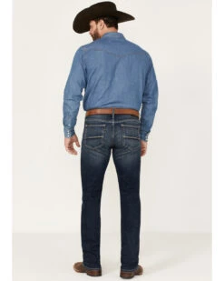 Ariat Men's M7 Drake Toro Dark Wash Slim Straight Jeans -Little Wild Horse Shop 2000373702 400 P3