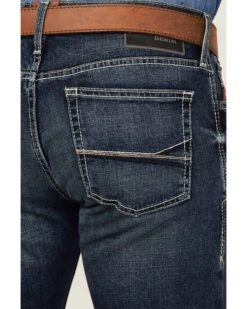 Ariat Men's M7 Drake Toro Dark Wash Slim Straight Jeans -Little Wild Horse Shop 2000373702 400 P4