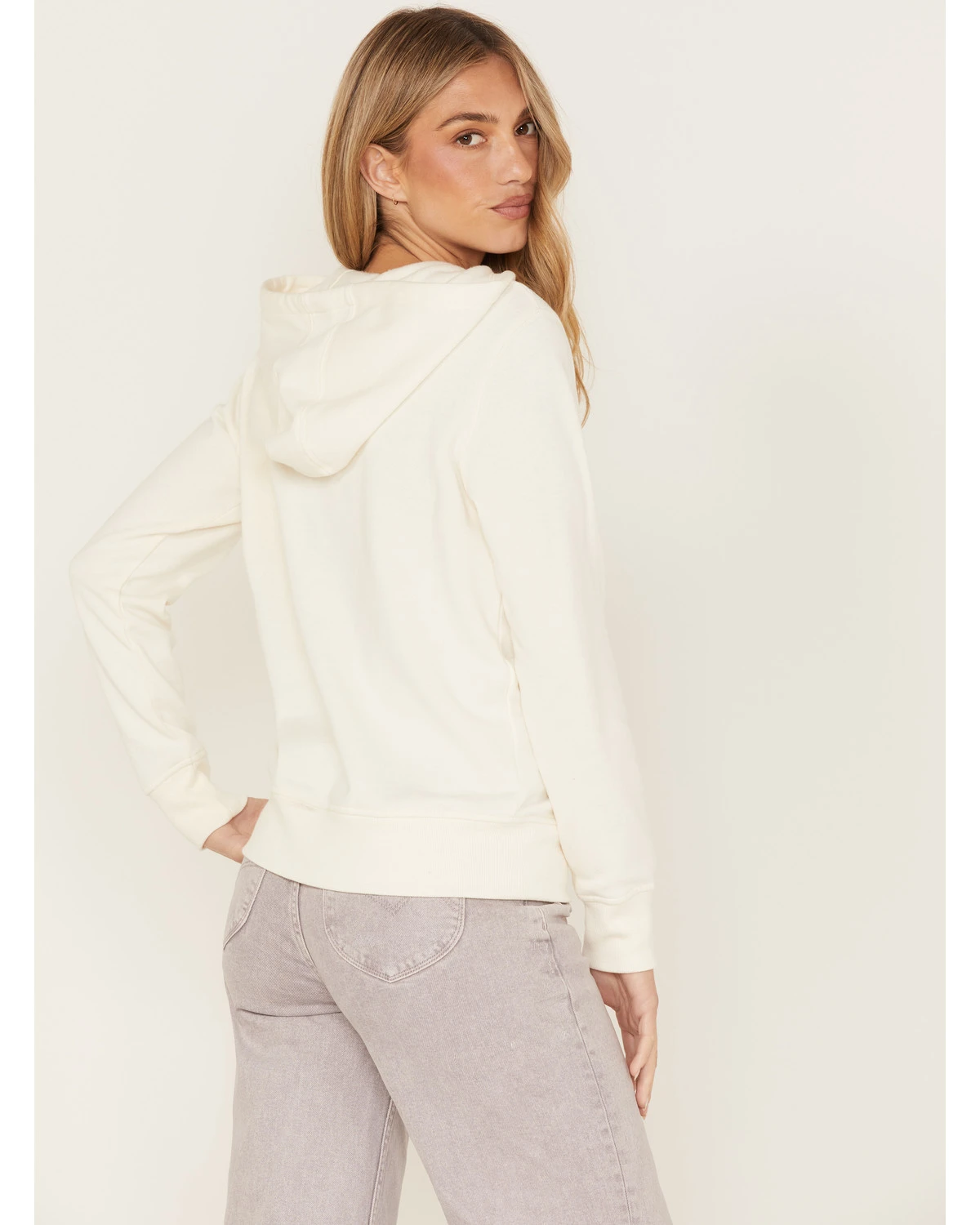 Wrangler Women's Long Live Cowboys Desert Graphic Hoodie 4 Wrangler Women's Long Live Cowboys Desert Graphic Hoodie - Image 4