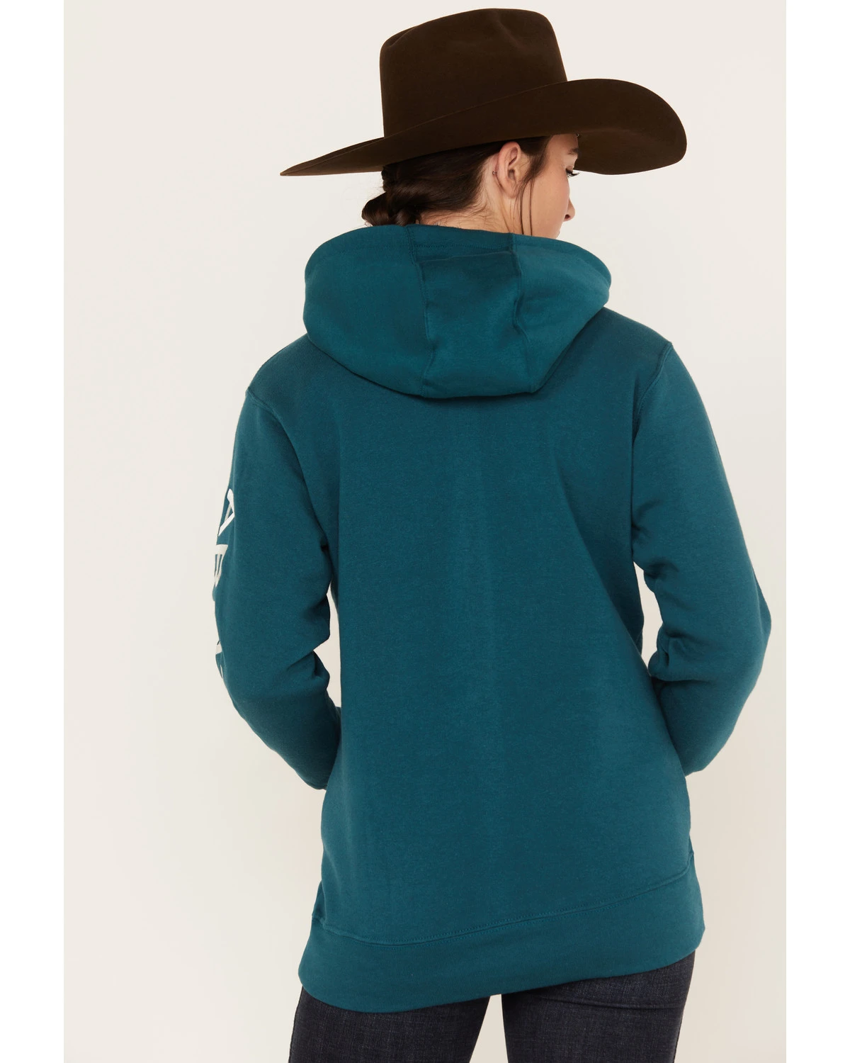 Ariat Women's Embroidered Logo Hoodie 4 Ariat Women's Embroidered Logo Hoodie - Image 4