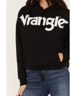 Wrangler Retro Women's Bold Logo Cropped Hoodie 6 Wrangler Retro Women's Bold Logo Cropped Hoodie -Little Wild Horse Shop 2000374538 001 P3