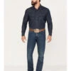Wrangler 20x Men's 42MWX Gunmetal Dark Wash Vintage Bootcut Stretch Denim Jeans