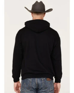 Ely Walker Men's Jack Daniel's Tennessee Whiskey Graphic Hooded Sweatshirt -Little Wild Horse Shop 2000374800 001 P4