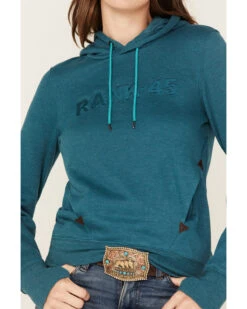 RANK 45 Women's Logo Fleece Hoodie -Little Wild Horse Shop 2000374959 441 P3