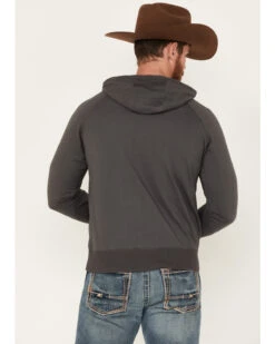 Rock & Roll Denim Men's Skull Scenic Graphic Hooded Sweatshirt -Little Wild Horse Shop 2000376215 022 P4