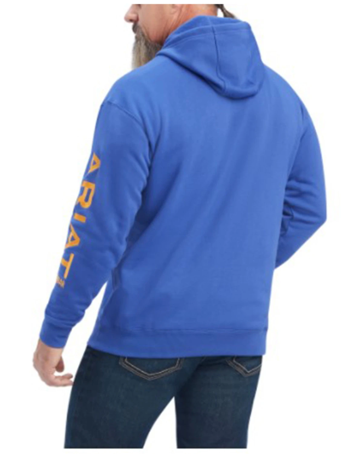 Ariat Men's Rebar Logo Sleeve Graphic Hooded Work Sweatshirt 2 Ariat Men's Rebar Logo Sleeve Graphic Hooded Work Sweatshirt - Image 2