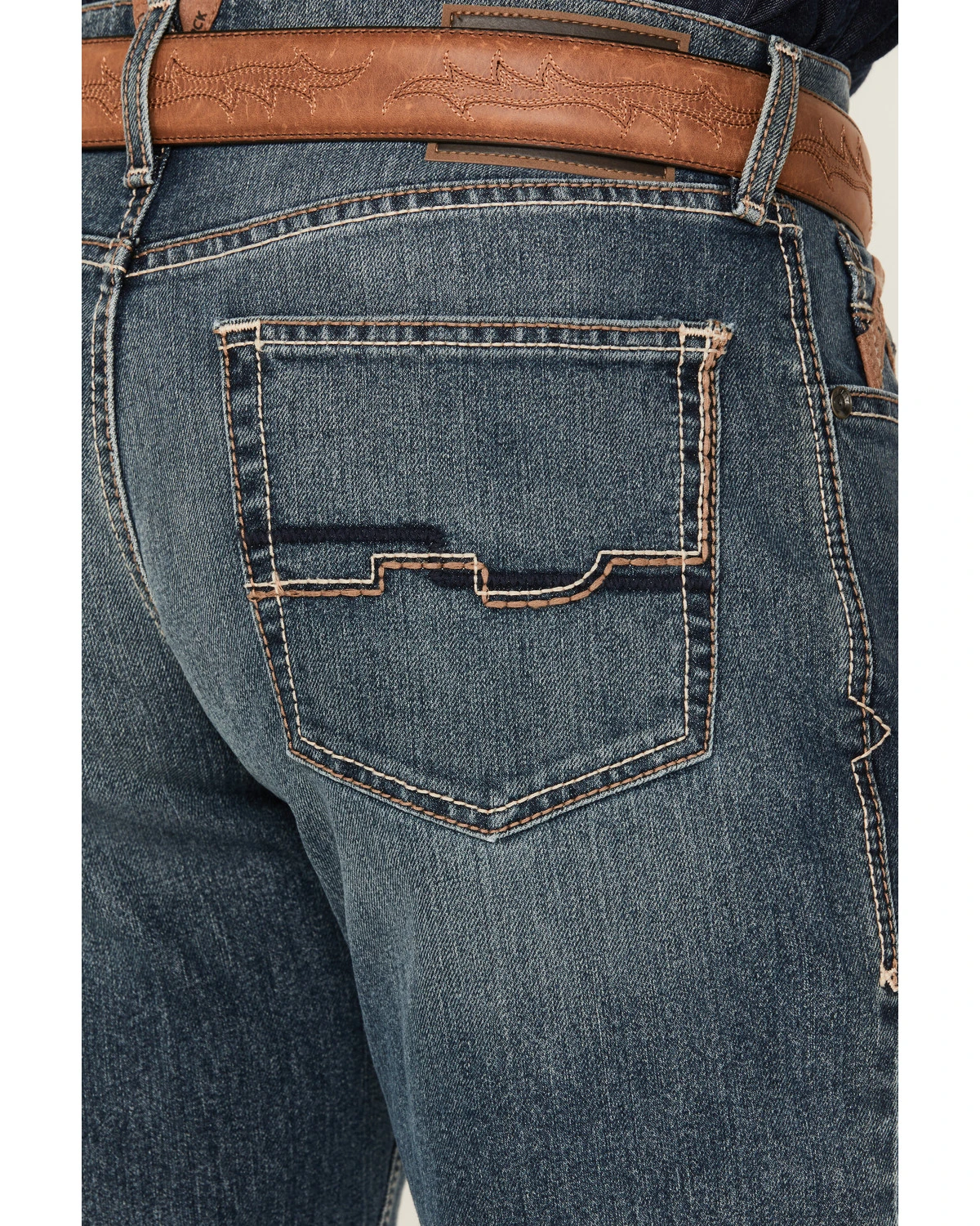 Ariat Men's M4 Relaxed Silvano Straight Denim Jeans 4 Ariat Men's M4 Relaxed Silvano Straight Denim Jeans - Image 4