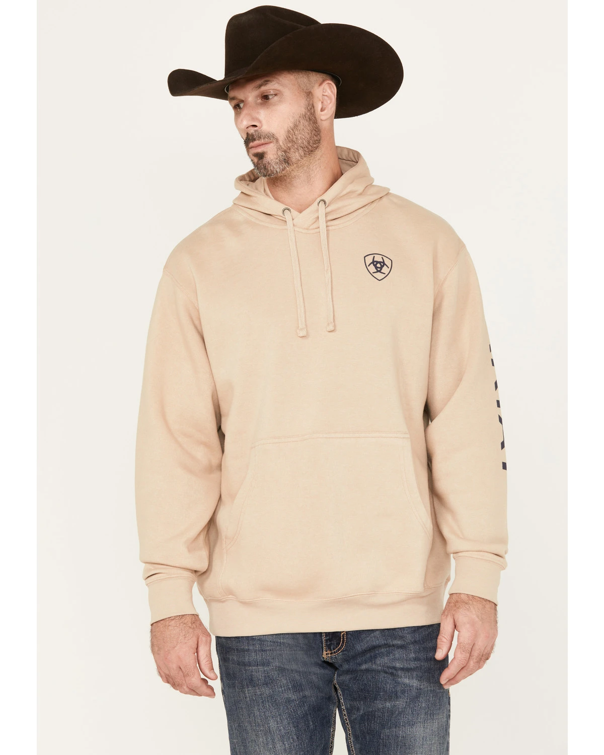 Ariat Men's Logo Hooded Sweatshirt 1 Ariat Men's Logo Hooded Sweatshirt