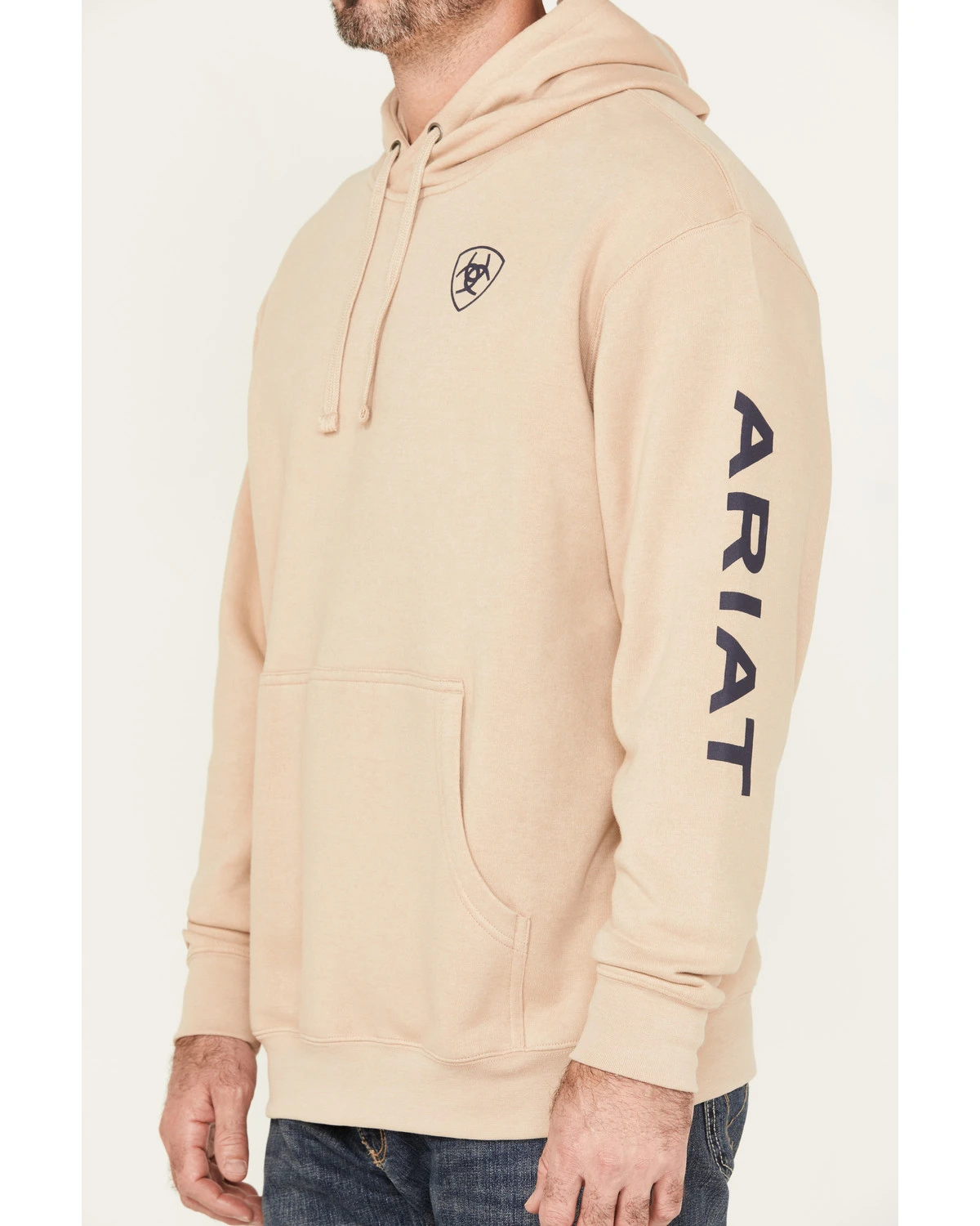 Ariat Men's Logo Hooded Sweatshirt 3 Ariat Men's Logo Hooded Sweatshirt - Image 3
