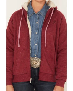 Ariat Women's R.E.A.L Sherpa Full Zip Sweatshirt Hoodie 6 Ariat Women's R.E.A.L Sherpa Full Zip Sweatshirt Hoodie -Little Wild Horse Shop 2000377718 640 P3