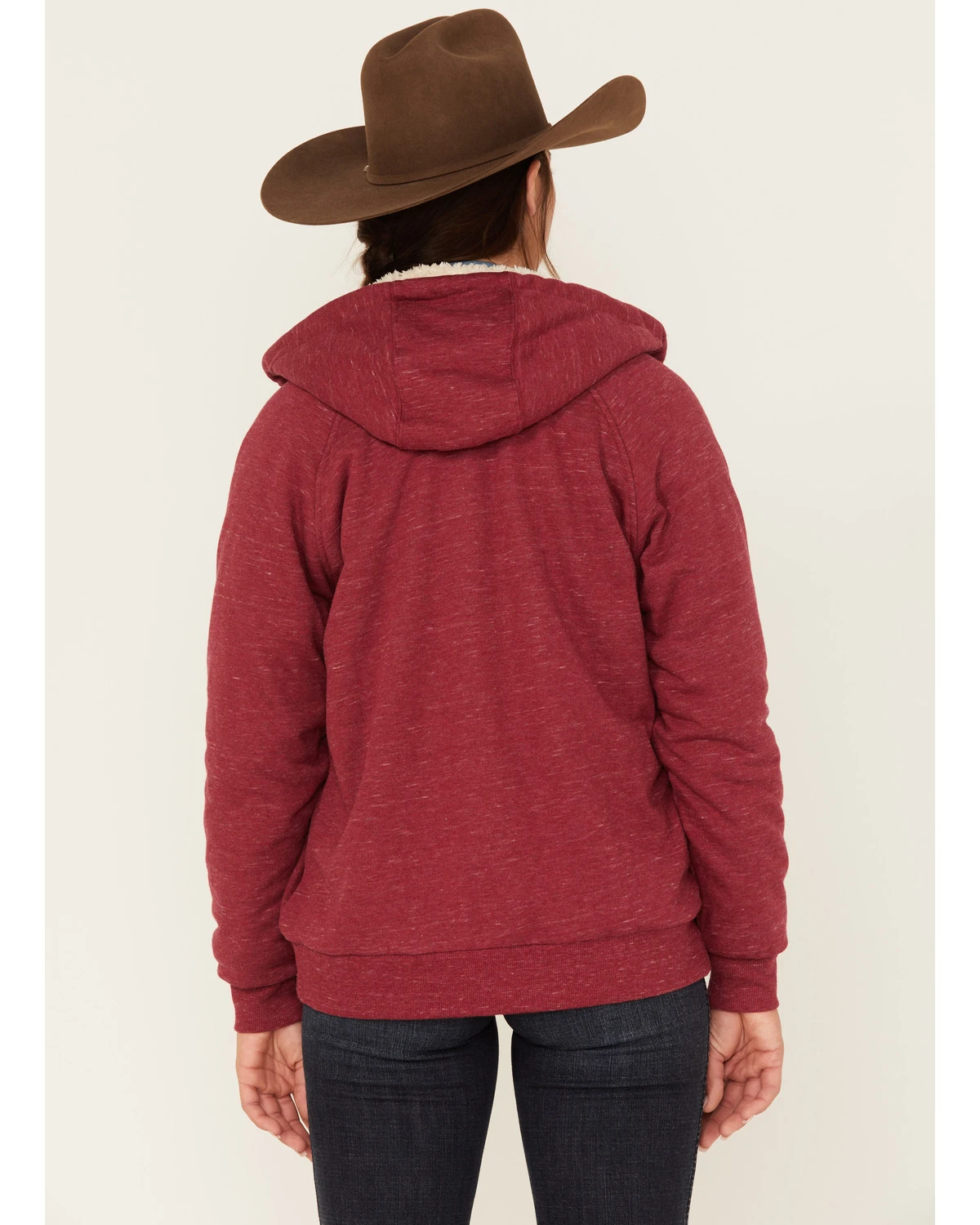 Ariat Women's R.E.A.L Sherpa Full Zip Sweatshirt Hoodie 4 Ariat Women's R.E.A.L Sherpa Full Zip Sweatshirt Hoodie - Image 4