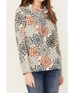 Kavu Women's Bella Coola Lunar Dreams Polar Fleece Sweatshirt -Little Wild Horse Shop 2000378070 900 P3