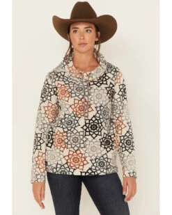 Kavu Women's Bella Coola Lunar Dreams Polar Fleece Sweatshirt -Little Wild Horse Shop 2000378070 900 P5