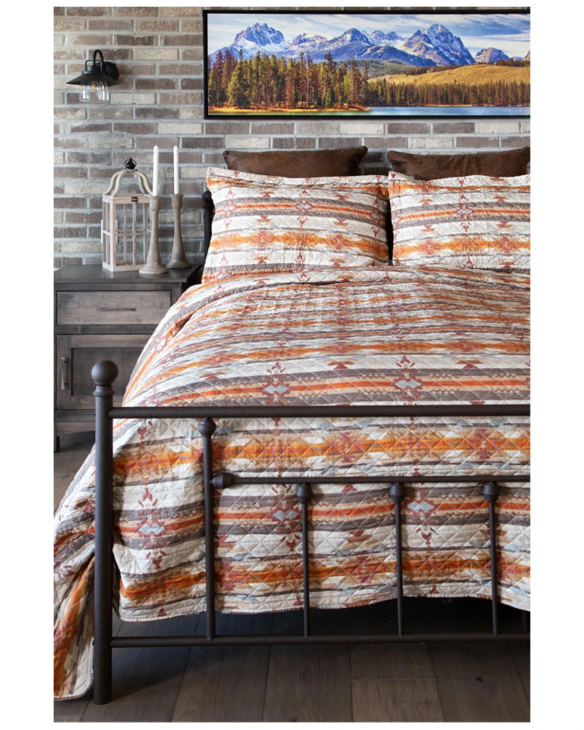 Carstens Home Wrangler Amarillo Sunset Twin Quilt Set - 3-Piece 4 Carstens Home Wrangler Amarillo Sunset Twin Quilt Set - 3-Piece - Image 4