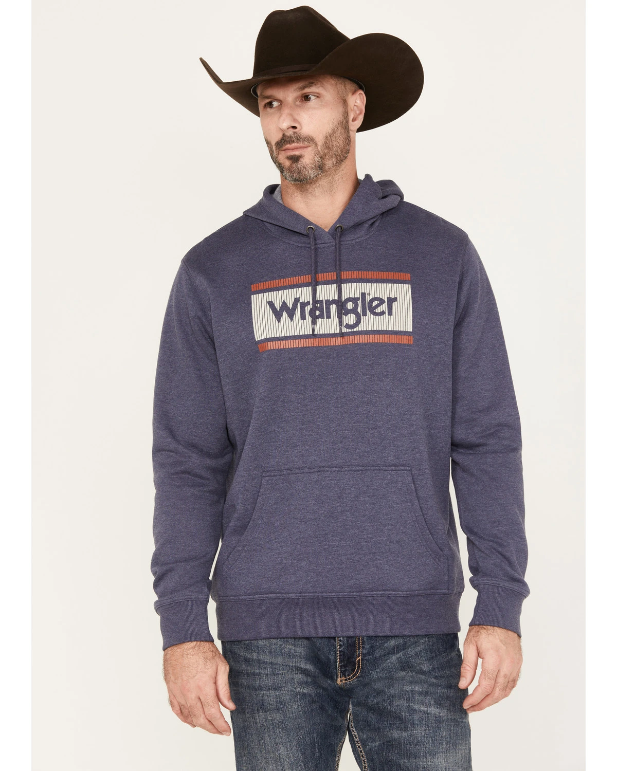 Wrangler Men's Logo Tag Hooded Sweatshirt 1 Wrangler Men's Logo Tag Hooded Sweatshirt