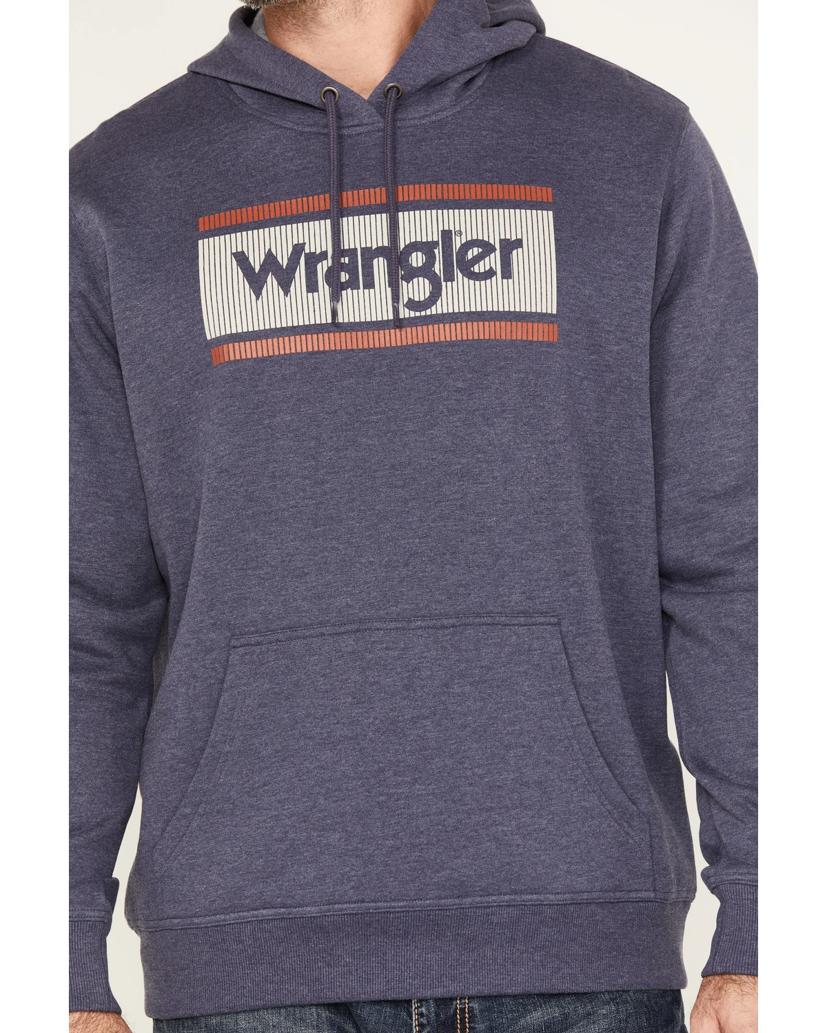 Wrangler Men's Logo Tag Hooded Sweatshirt 3 Wrangler Men's Logo Tag Hooded Sweatshirt - Image 3