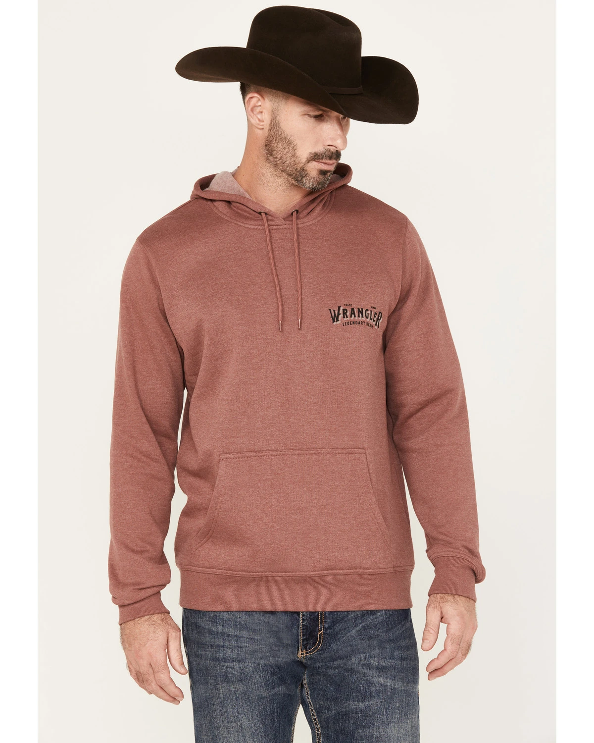 Wrangler Men's Buffalo Pullover Hooded Sweatshirt 1 Wrangler Men's Buffalo Pullover Hooded Sweatshirt