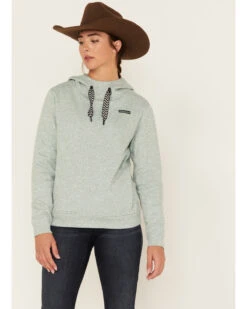 Cinch Women's Heather Cowl Neck Hoodie