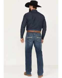 Cinch Men's Grant Medium Stonewash Relaxed Boot Performance Stretch Denim Jeans -Little Wild Horse Shop 2000380041 402 P3