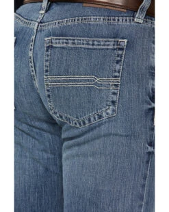 Cody James Men's Shootout Medium Wash Slim Straight Stretch Denim Jeans -Little Wild Horse Shop 2000381186 413 P4