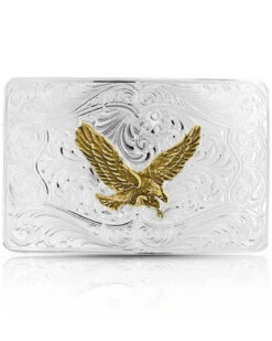 Montana Silversmiths Iconic Western Eagle Filigree Belt Buckle