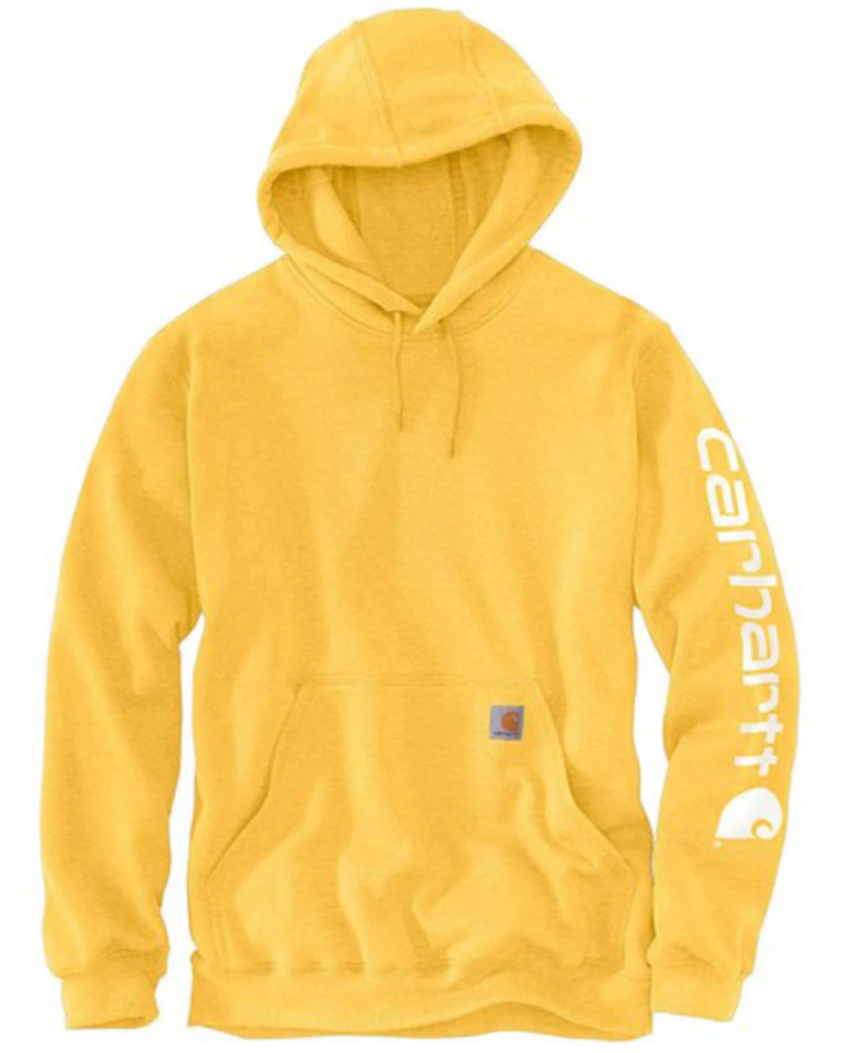 Carhartt Men's Loose Fit Midweight Logo Sleeve Graphic Hooded Sweatshirt 1 Carhartt Men's Loose Fit Midweight Logo Sleeve Graphic Hooded Sweatshirt