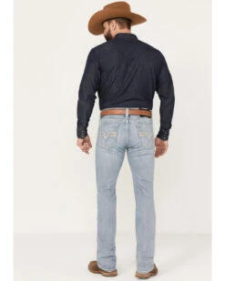 Rock & Roll Denim Men's Revolver Light Vintage Wash Slim Straight Reflex Denim Jeans