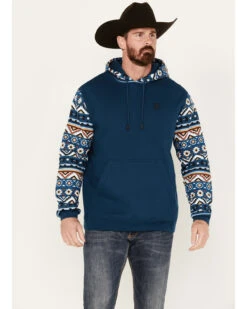 RANK 45 Men's Southwestern Hooded Sweatshirt