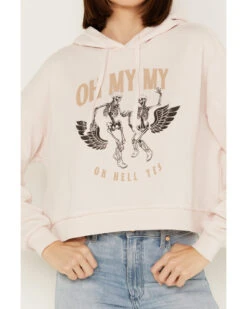 Cleo + Wolf Women's Oh My My Cropped Hoodie -Little Wild Horse Shop 2000386287 661 P3