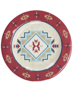 HiEnd Accents 14-Piece Spirit Valley Melamine Dinnerware Set 8 HiEnd Accents 14-Piece Spirit Valley Melamine Dinnerware Set -Little Wild Horse Shop 2000388490 600 P3