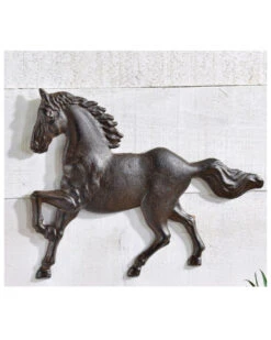Giftcraft Cast Iron Horse Wall Decor