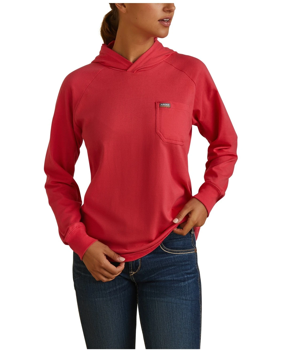 Ariat Women's Rebar CottonStrong Hooded T-Shirt 1 Ariat Women's Rebar CottonStrong Hooded T-Shirt