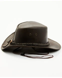 Bullhide Kids' Cedar Grove Leather Outback Hat -Little Wild Horse Shop 282B40 7010 P3
