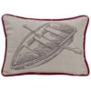 HiEnd Accents South Haven Rowboat Throw Pillow