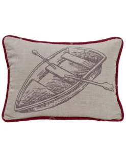 HiEnd Accents South Haven Rowboat Throw Pillow