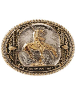 Montana Silversmiths Men's End Of The Trail Belt Buckle