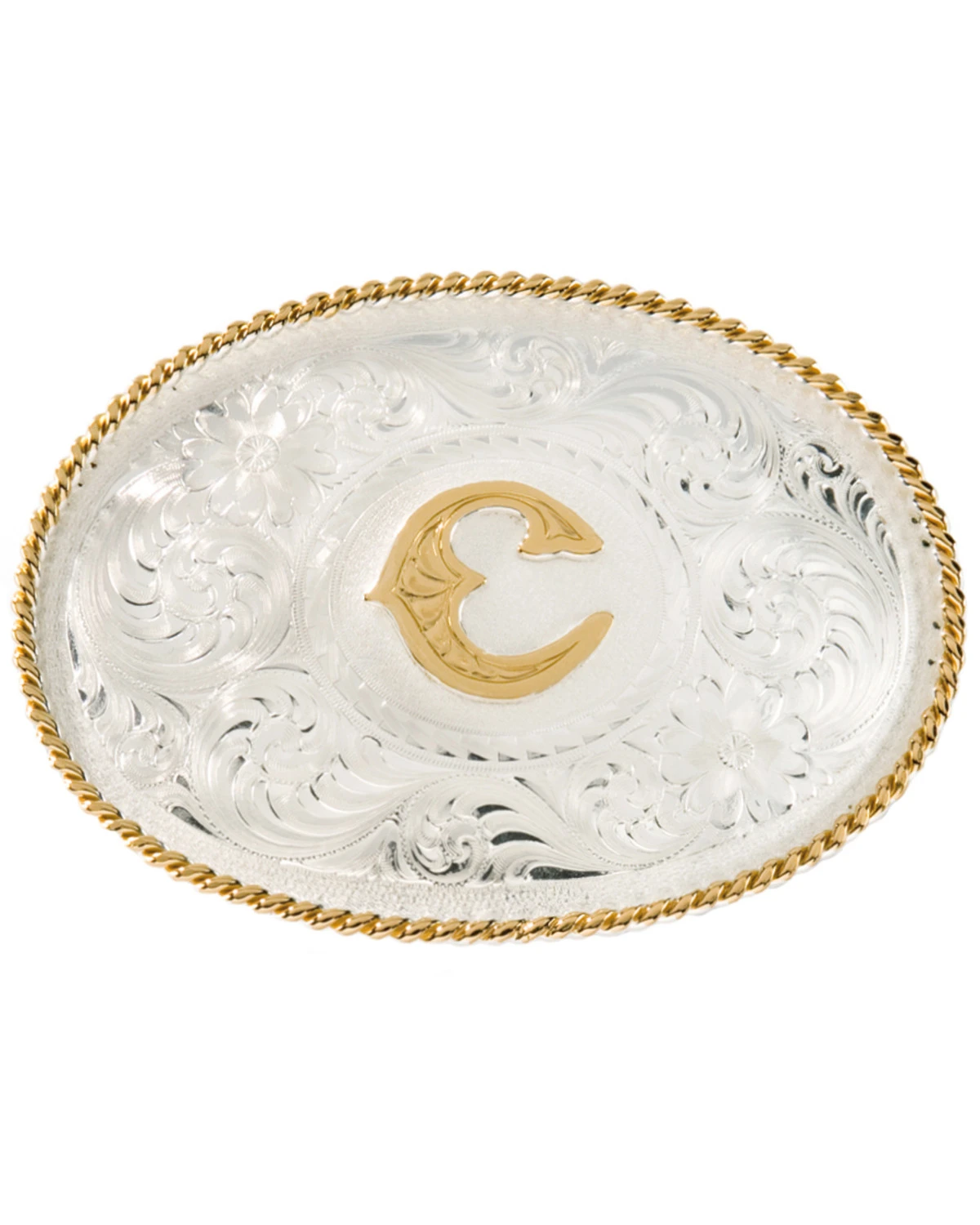 Montana Silversmiths Men's Initial "C" Buckle 1 Montana Silversmiths Men's Initial "C" Buckle