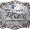 AndWest Vintage "Mission" Praying Cowboy Belt Buckle