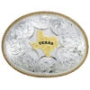 Montana Silversmiths Men's Twisted Rope Texas Belt Buckle